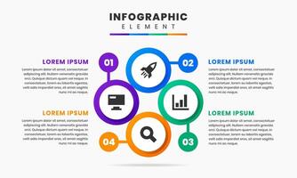 Abstract Design, Infographic Element Design icon templates can be used for process diagram, presentations, workflow layout, banner, flow chart, infographic. vector