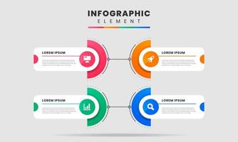 Abstract Design, Infographic Element Design icon templates can be used for process diagram, presentations, workflow layout, banner, flow chart vector