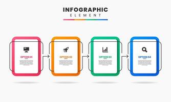 Timeline Infographic Element Design icon template, can be used for process diagram, presentations, workflow layout, banner, flow chart vector