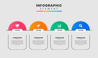 Abstract Infographic Element Design icon template with steps. Can be used for process diagram, presentations, workflow layout, banner, infographic. vector