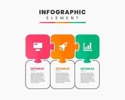 Infographic Element Design icon templates with 3 options or steps. Can be used for process diagram, presentations, workflow layout, vector