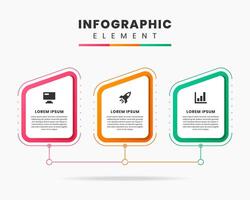 Abstract Infographic Element Design icon template. Can be used for process diagram, presentations, workflow layout, flow chart, infographic. vector