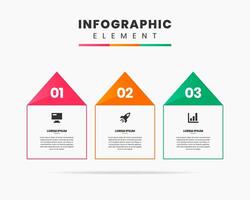 Trangle Infographic Element Design icon templates with 3 options or steps. Can be used for process diagram, presentations, workflow layout, banner, flow chart, infographic. vector