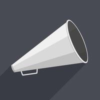 Megaphone icon, flat design vector