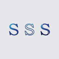 S logo design font icon stock image graphic icon identity vector