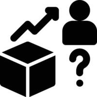 Demand Forecast, Demand Prediction, Demand Glyph Solid Icon vector