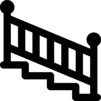 Railing, Handrails, Fence Outline vector