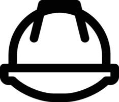 Helmet, Hard Hat, Hat Outline Icon vector