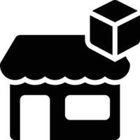 Retail, Retailer, Store Glyph Solid Icon vector