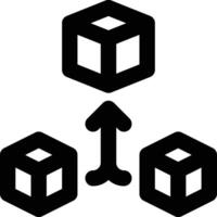 Consolidation, Integration, Merging Outline Icon vector