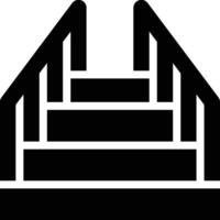 Stairway, Stairs, Steps Glyph Solid Icon vector