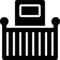 Balcony, Railing, Handrails Glyph Solid Icon vector