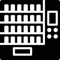 Vending Machine, Vending Stations, Vending Glyph Solid Icon vector