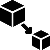 Inventory Shrinkage, Inventory Depreciation, Inventory Glyph Solid Icon vector