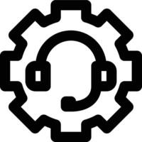 Configuration, Setting, Operating Outline Icon vector