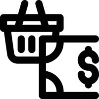 Payment, Checkout, Buy Outline Icon vector