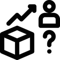 Demand Forecast, Demand Prediction, Demand Outline Icon vector