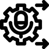 Post Production, Audio Production, After Production Outline Icon vector