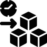 Push System, Push, Supply Glyph Solid Icon vector