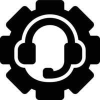 Configuration, Setting, Operating Glyph Solid Icon vector