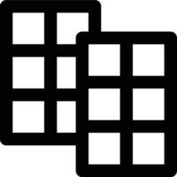 Window, Casement, Ventilation Outline vector