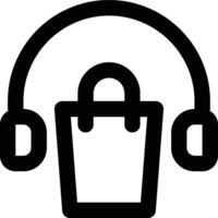Customer Service, Call Center, Support Outline Icon vector