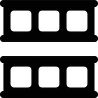 Concrete Block, Cinder Block, Ventilation Glyph Solid Icon vector