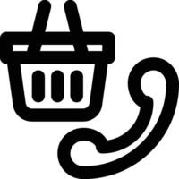 Customer Service, Call Center, Call Outline Icon vector