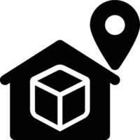 Stock Site, Stock Location, Stock Tracking Glyph Solid Icon vector