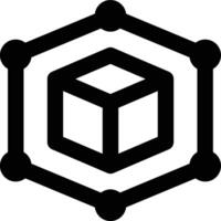 Inventory Modeling, Inventory Network, Inventory Outline Icon vector