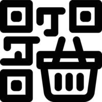 QR Code, Code, Identification Outline Icon vector