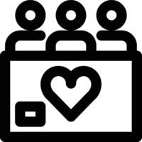 Customer Loyalty, Loyal Customer, Loyalty Outline Icon vector