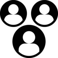 Segment, Segmentation, Demographics Glyph Solid Icon vector