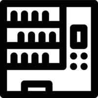 Vending Machine, Vending Stations, Vending Outline Icon vector