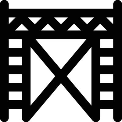 Scaffolding, Temporary, Scaffold Outline Icon