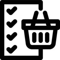 Checklist, Check List, List Outline Icon vector