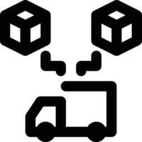 Supply, Supplying, Distribution Outline Icon vector