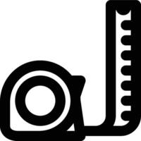 Measuring Tape, Measurement, Carpentry Outline Icon vector
