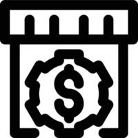 Operating Expenses, Expense, Operation Cost Outline Icon vector
