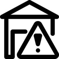 Warning, Under Construction, Construction Warning Outline Icon vector