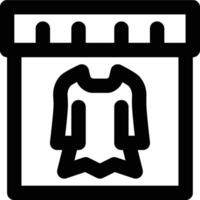 Boutique, Store, Shop Outline Icon vector