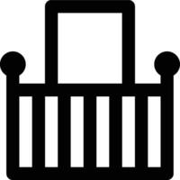 Balcony, Railing, Handrails Outline vector