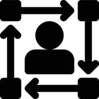 Consumer Patterns, Consumer, Customer Glyph Solid Icon vector