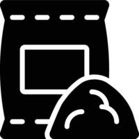 Cement, Materials, Building Material Glyph Solid Icon vector