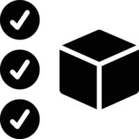 Product Requirement, Product, Requirements Glyph Solid Icon vector