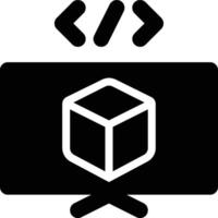 Inventory System, Inventory Software, Inventory Application Glyph Solid Icon vector