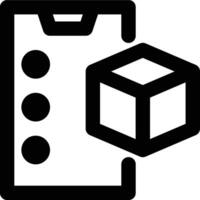 Inventory Management, Product Management, Inventory Outline Icon vector