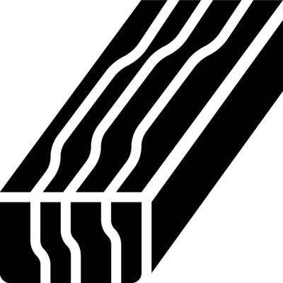 Hardwood, Wood, Wooden Glyph Solid Icon