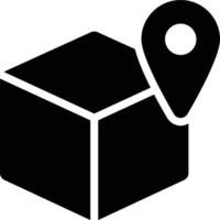 Product Location, Product Tracking, Product Glyph Solid Icon vector