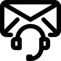 Email, Mail, CRM Outline Icon vector